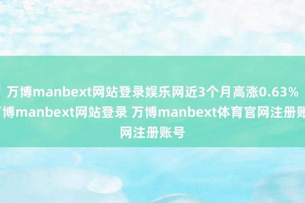 万博manbext网站登录娱乐网近3个月高涨0.63%-万博manbext网站登录 万博manbext体育官网注册账号